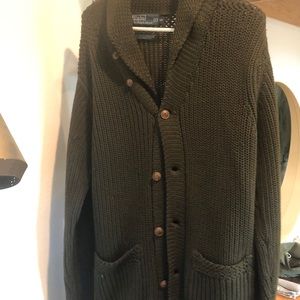 Polo by Ralph Lauren Men’s Olive Sweater